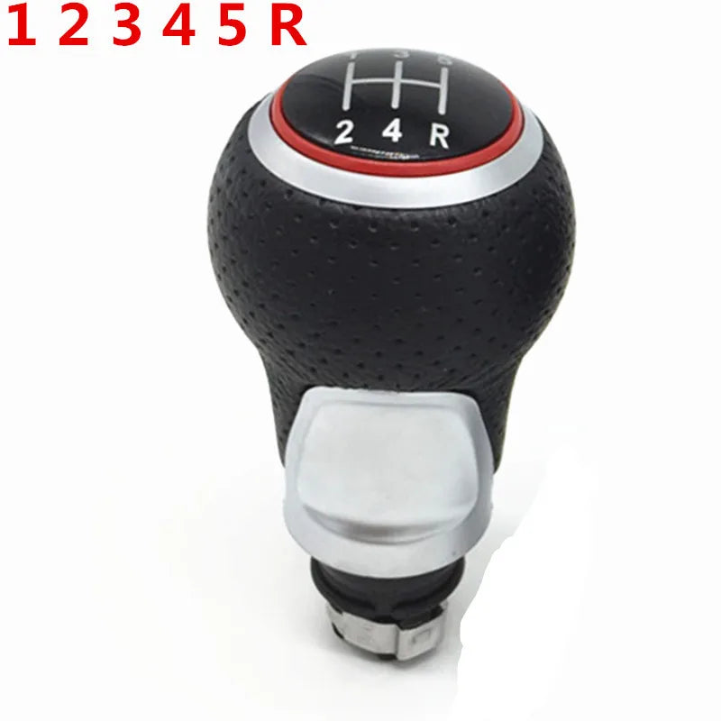5/6 Speed Manual Gear Shift Knob Lever Stick Arm Pen Gaiter Boot Cover Case For Audi A4 S4 B8 8K A5 8T Q5 8R S Line 2007-2015