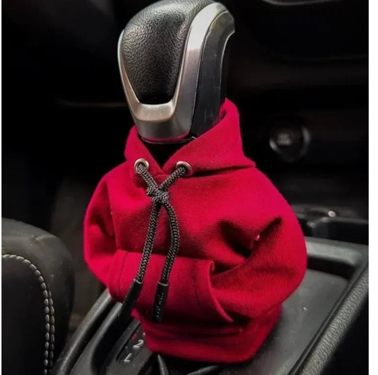 Hoodie Universal Car Shift Lever Interior Decor Gear Shift Hoodie Cover Shift Cover Gear Handle Decoration Fits Manual Automatic