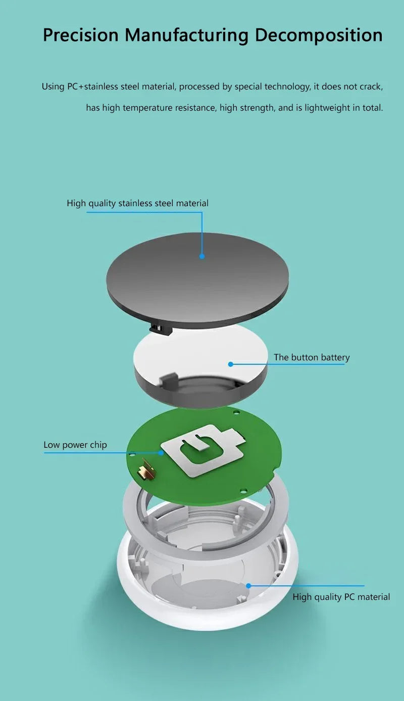 GPS Smart Tracker Elderly Children Anti-Lost Reminder Device Pets Bag Wallet Bluetooth Locator For Apple Android Finder