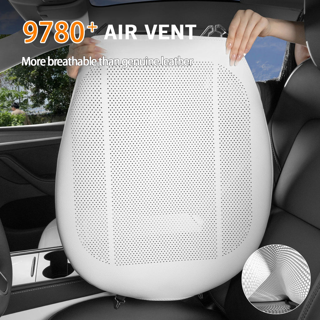 For Tesla Car Seat Cover Full Surround Protective Covers Breathable Sweatproof Four Seasons Nappa Leather Seat Cushion