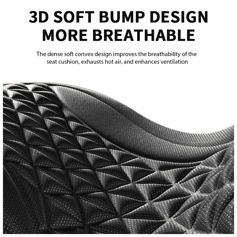 SEAMETAL 3D Car Seat Cover Breathable Auto Seat Cushion Convex Design for Heat Dissipation Sweatproof Universal Chair Protector