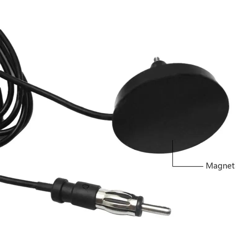 Car Antenna AM FM Radio Antenna Signal Amplifier Booster with Magnetic Base Radio Antenna For Caravans Truck 88-108MHz
