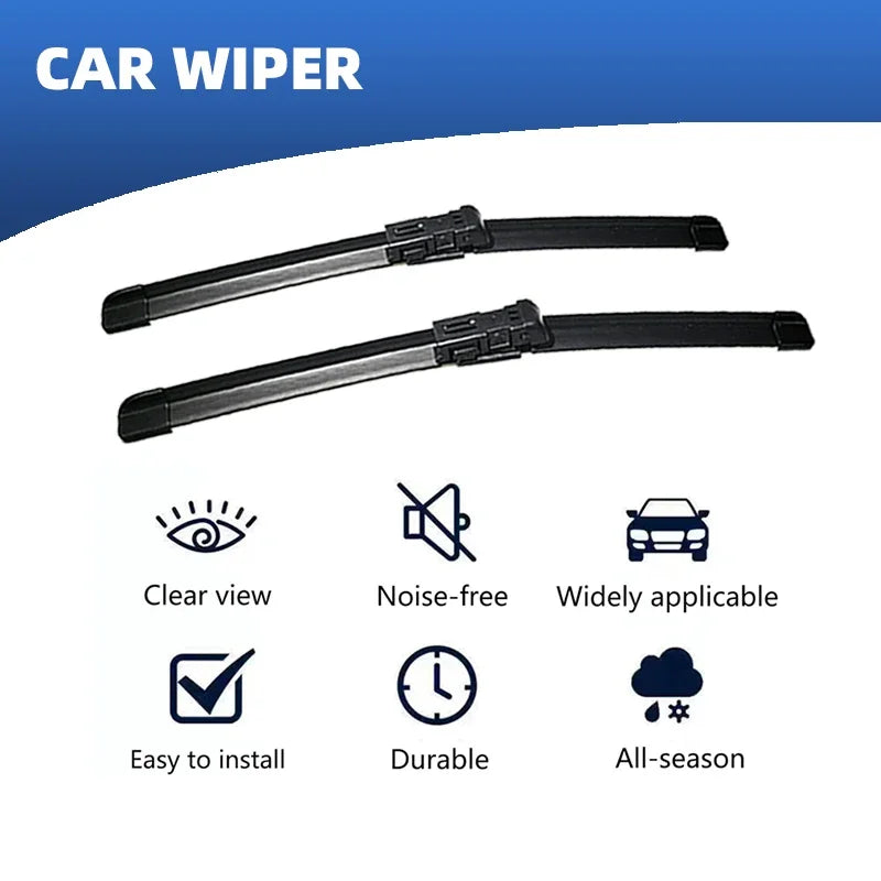 LHD Front Windshield Wiper Blades For Geely Tugella FY11 2020 2021 2022 2023 2024 2pc Windscreen Window Brushes Accessories