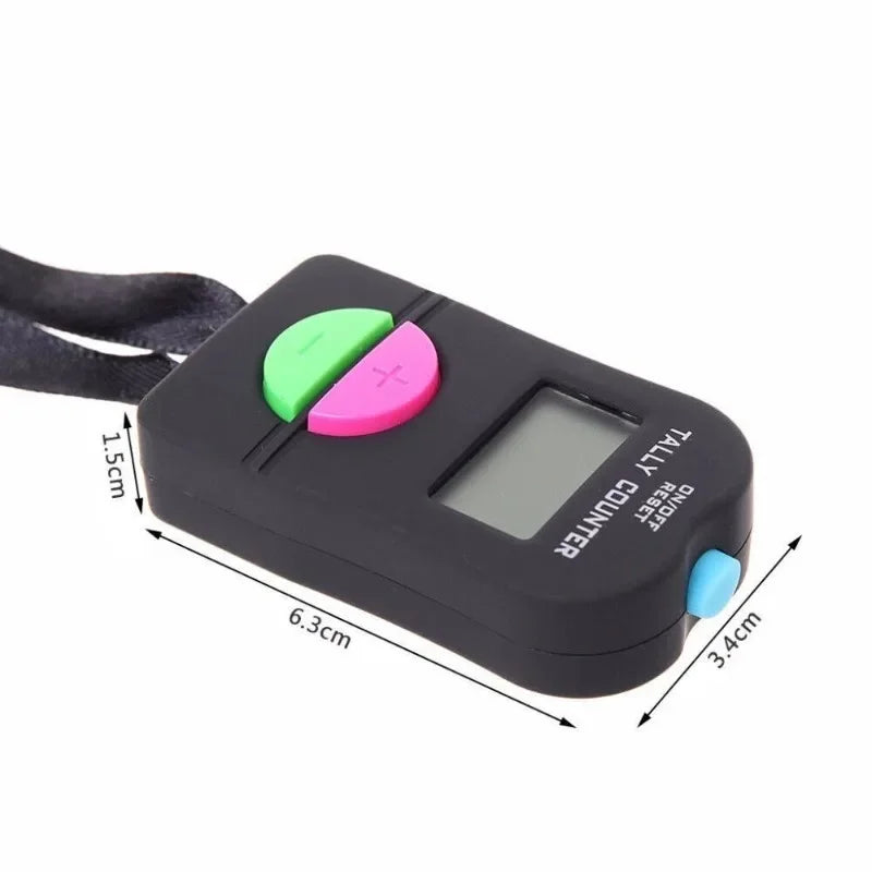 1/3/5/10 PCS Lightweight Golf Score Stroke Mini Clicker Digital Counter Electronic Counter 6.3x3.4x1.5cm