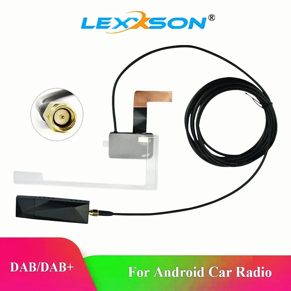 Universal DAB + Antenna With USB Adapter Dongle For European Android Car Radio GPS DAB+ Stereo Receiver Audio Expansion Antenna