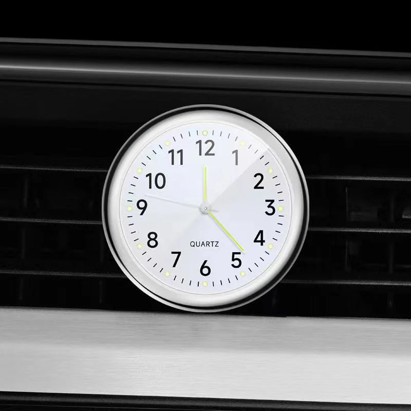 Car Dashboard Clock Mini Quartz Clock with Night Light Specific Models Universal Car Accessory