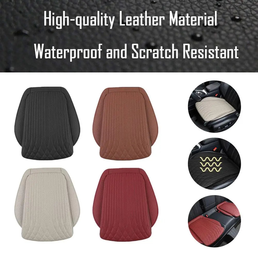 New Front Car Seat Cover PU Leather Cars Seat Cushion Protector Automobiles Universal Mat Chair Seat Car Auto Pad Accessories