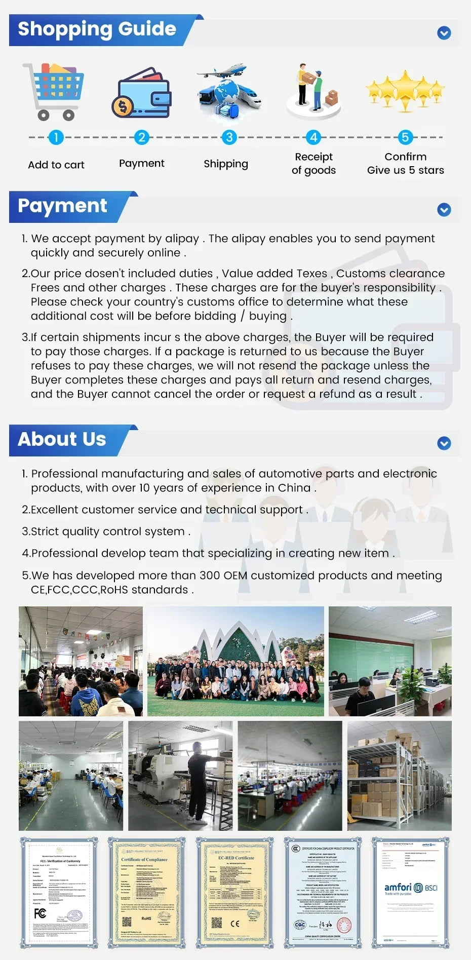 DAB Auto Radio Aerial Amplified Roof Mount Rod Antenna AM/FM Din SMA Male Connector 5m Cable for JVC Kenwood Pioneer Receiver