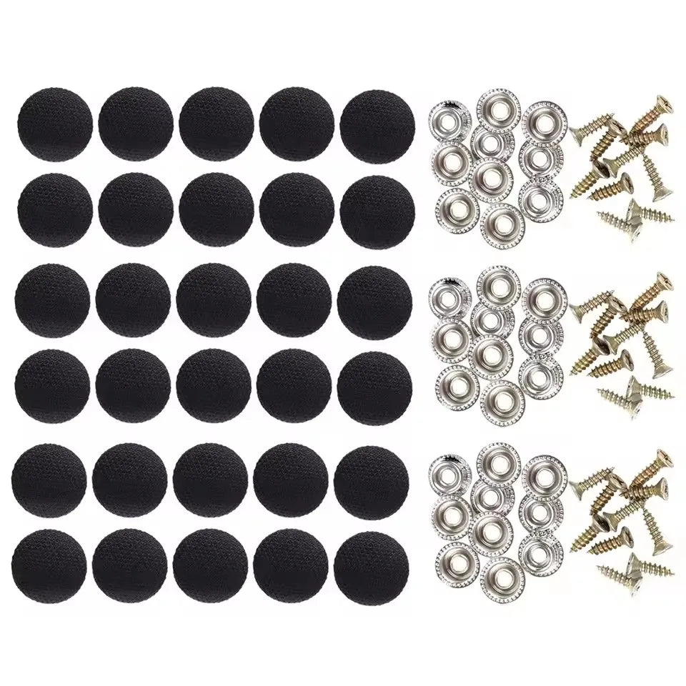 Universal Car Roof Lining Repair Buttons Auto Headliner Retainer Snap Rivet Fastener Ceiling Cloth Fixing Buckle Interior Decor