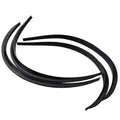 Universal 4PCS Car Truck Body Fender Flares 73cm Rubber Wheel Arches Eyebrow Lip Anti-scratch Strip Sticker Mud Flaps Guard Trim