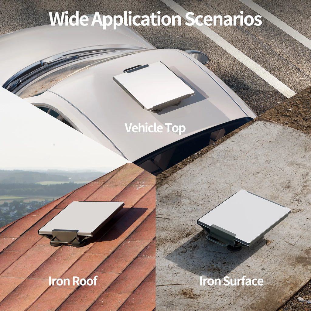 Starlink Mini Mount Magnetic Car Mount for Starlink Mini Mounting Kit Accessories for Car/RV/Roof Rack/Vehicle with Handle