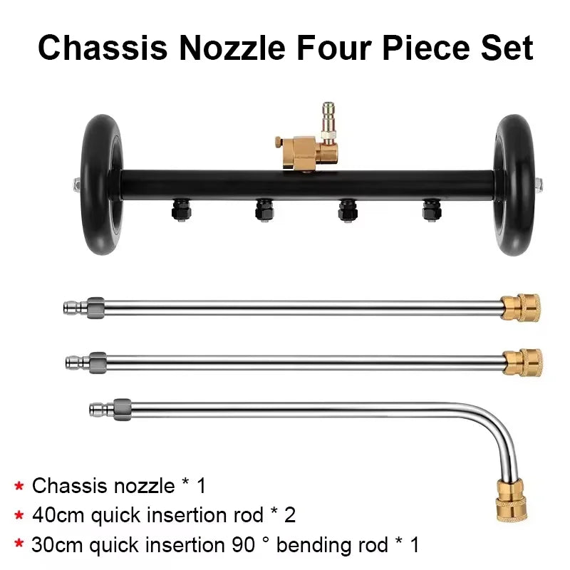 Dual-purpose Car Chassis Brush Cleaning Road Scrubber High-pressure Cleaning Machine Water Gun Multifunctional Cleaning Scrubber