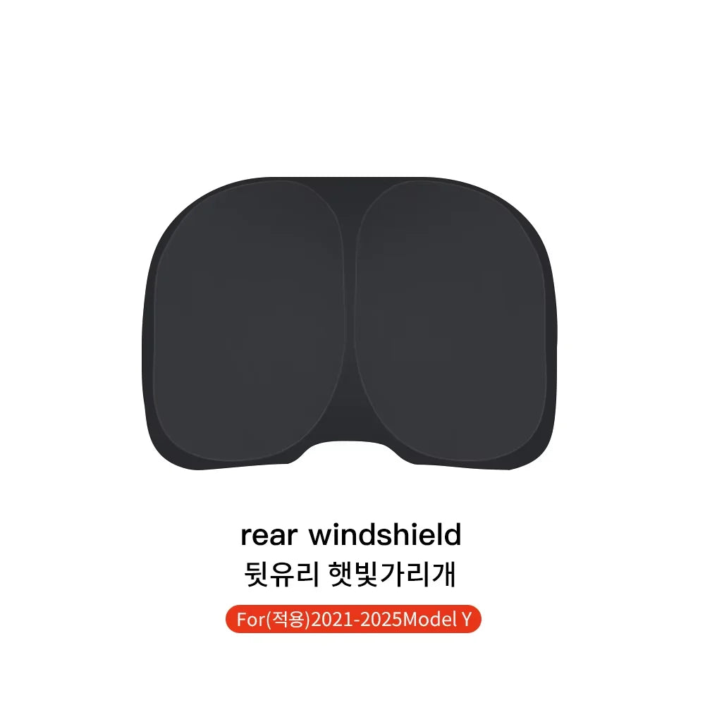 YZ For Tesla Model 3 Y Highland Juniper 2021-2025 Car Side Window Sunshade with Suction Cups Front Rear Windshield Privacy