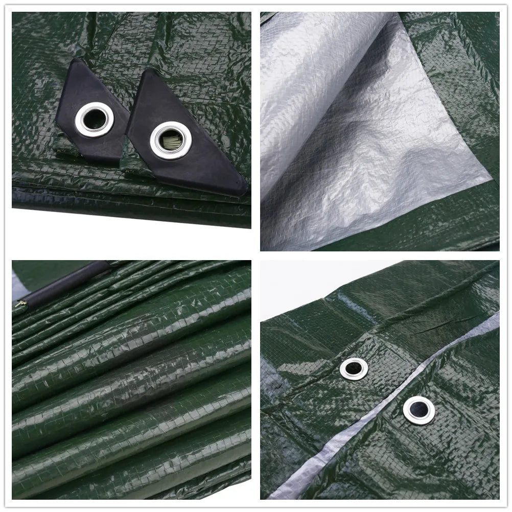 5x4m 4x3m 3x3m Large Waterproof Tarp Camping Tent Outdoor Shade Sail Ultralight Garden Canopy Awning Tourist Beach Sun Shelter