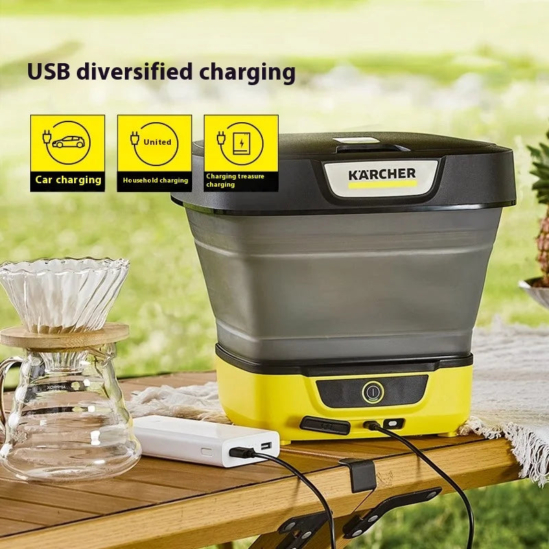 Germany Kahe small magic box outdoor lithium cleaning machine home wireless high pressure car wash water gun portable artefact o