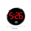 LED Car Clock Luminous Automobiles Internal Stick-On Mini Digital Clocks Auto Ornament Car Accessories