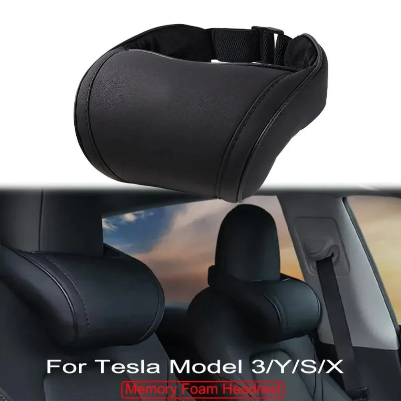 For Tesla Model S/X/Y/Y Juniper 2025 Model 3/3 Highland Neck Pillow Headrest Pillow Seat Neck Rest Auto Seat Head Support Pillow