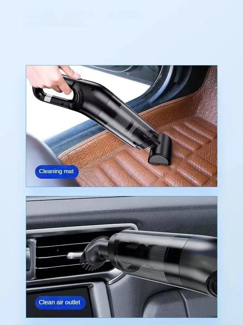 High Suction Handheld Car Vacuum Cleaner Portable Dual Use Household Water Absorption Cleaning Tool for Auto Interior