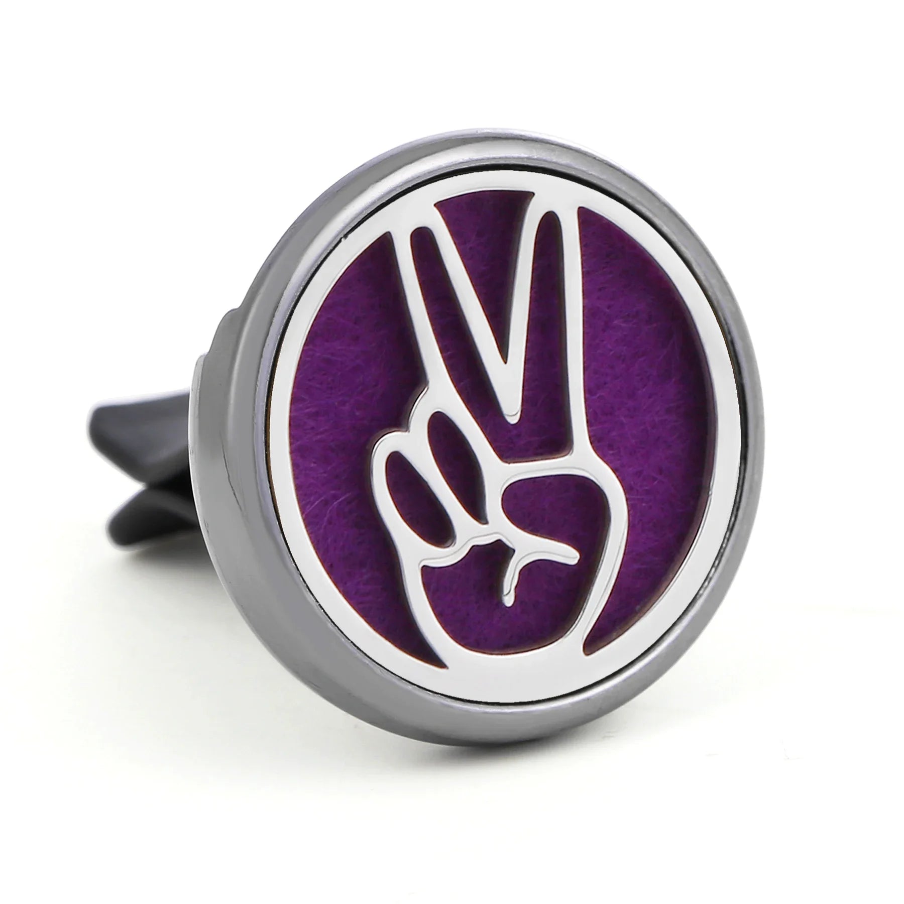 1PC Refillable Car Air Freshener Perfume Diffuser Clip with 10pcs Pads Auto Vent Interior Aromatherapy Diffuser