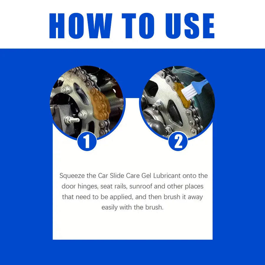 Car Sunroof Track Lubricating Grease 100g White Car Lubricant Oil Grease Mechanical Maintenance Door Abnormal Noise Antirust Oil