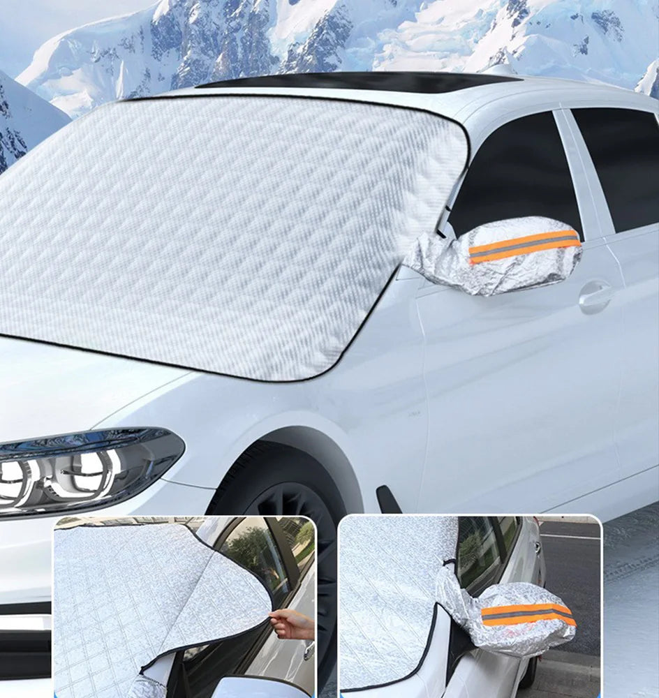 1Pc Brand new Car Windshield Snow Anti-UV Shield for Winter Car Cover Front Window Anti Ice Frost Outdoor Car Protection Cover