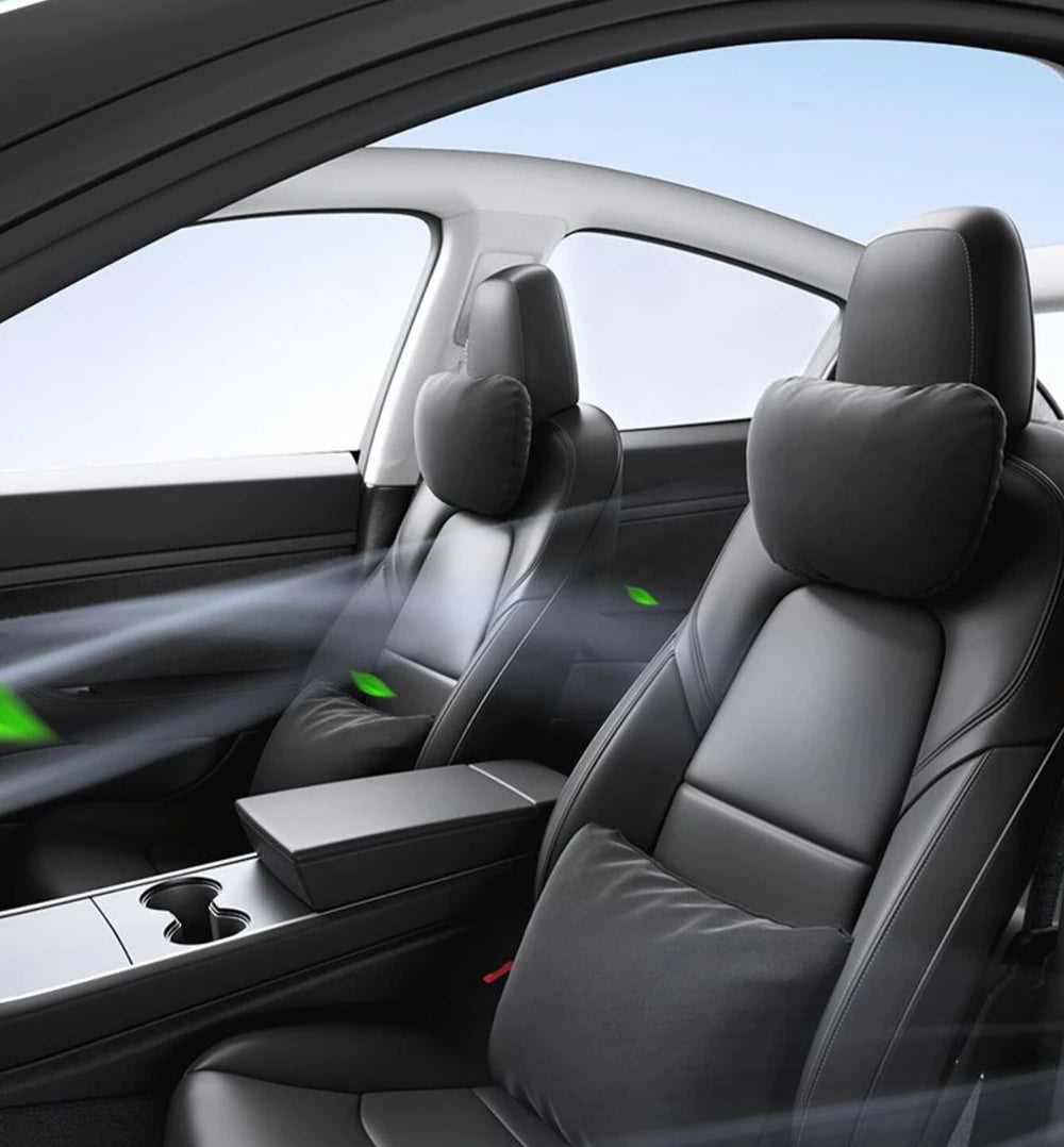 Car Headrest Pillow for Neck Support, Car Universal Neck Pillow for Tesla Hyundai Kia Toyota Volkswagen Renault Dacia Seat Honda