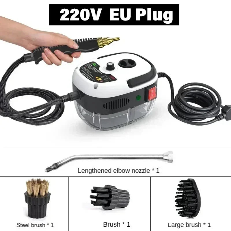 2500W Car Steam Cleaning Handheld Steam Cleaner High Pressure Steam Cleaner High Temperature Steam Cleaner for Home Kitchen