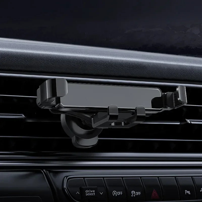 Car Phone Holder Gravity Mobile Phone Stand GPS Support for 4.7-6.7 Inch Cellphone Air Outlet Vent Clip Mount Bracket Accessory