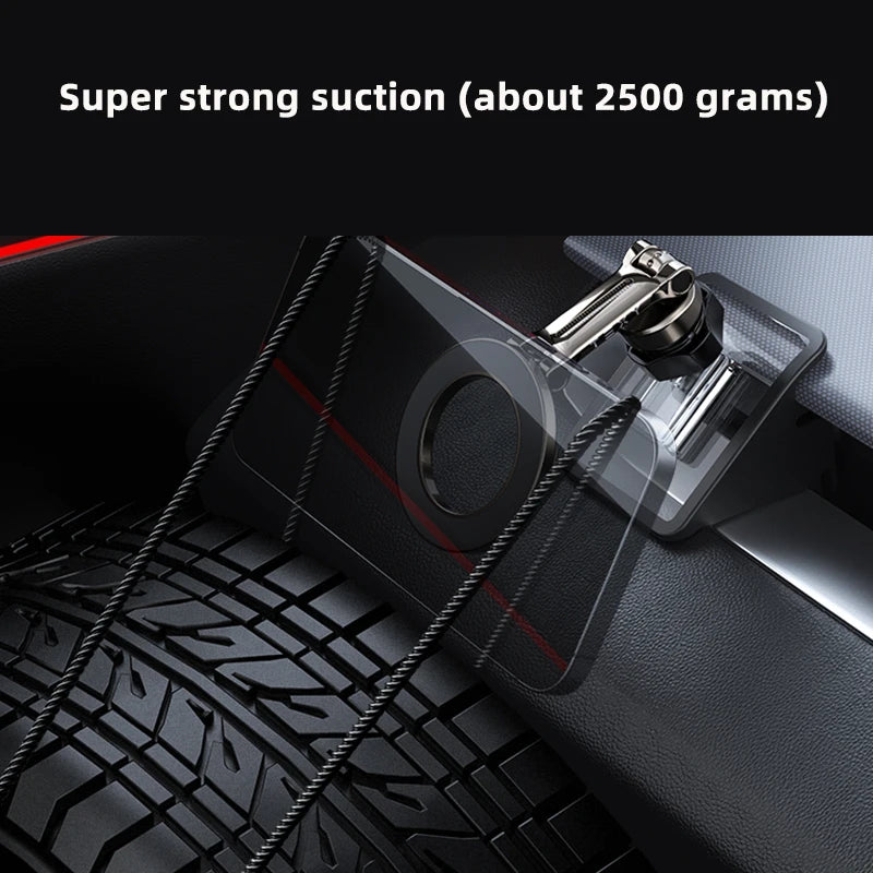 Adjustable Magnetic Car Phone Holder Mount for Tesla Model 3 Highland ModelY 2019-2024 Metal Car Phone Support Frame Accessories
