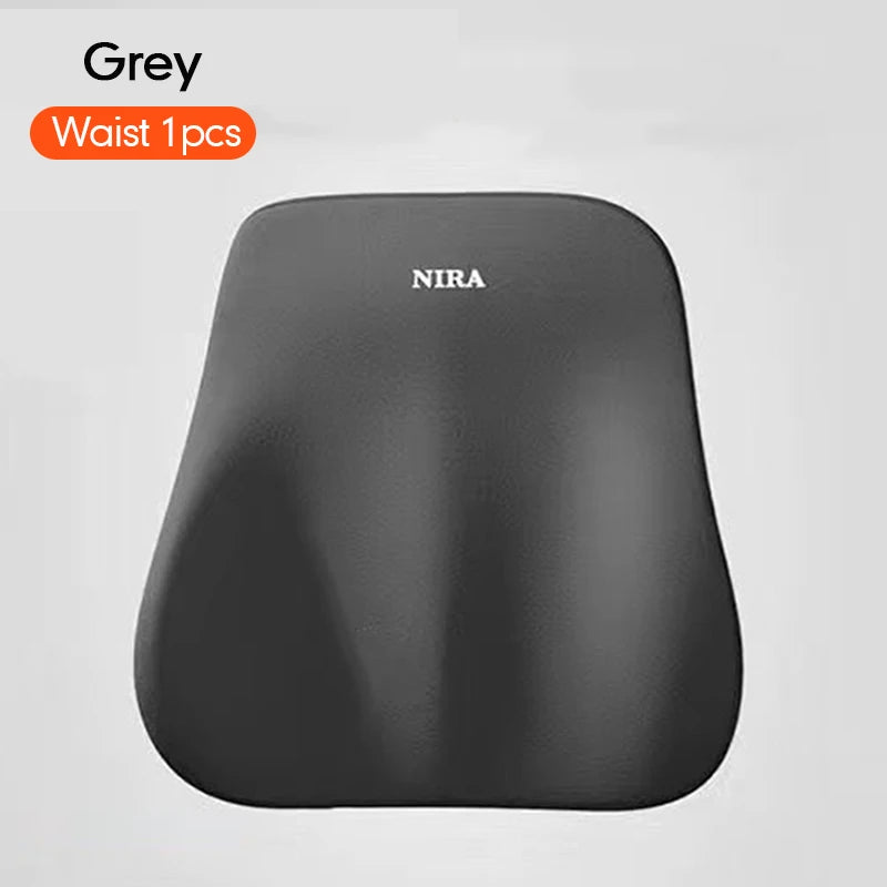 Car Headrest Lumbar Support Lumbar Cushion Memory Foam Cushion Backrest Lumbar Pillow Car Comfortable Neck Pillow Car Accsesorie