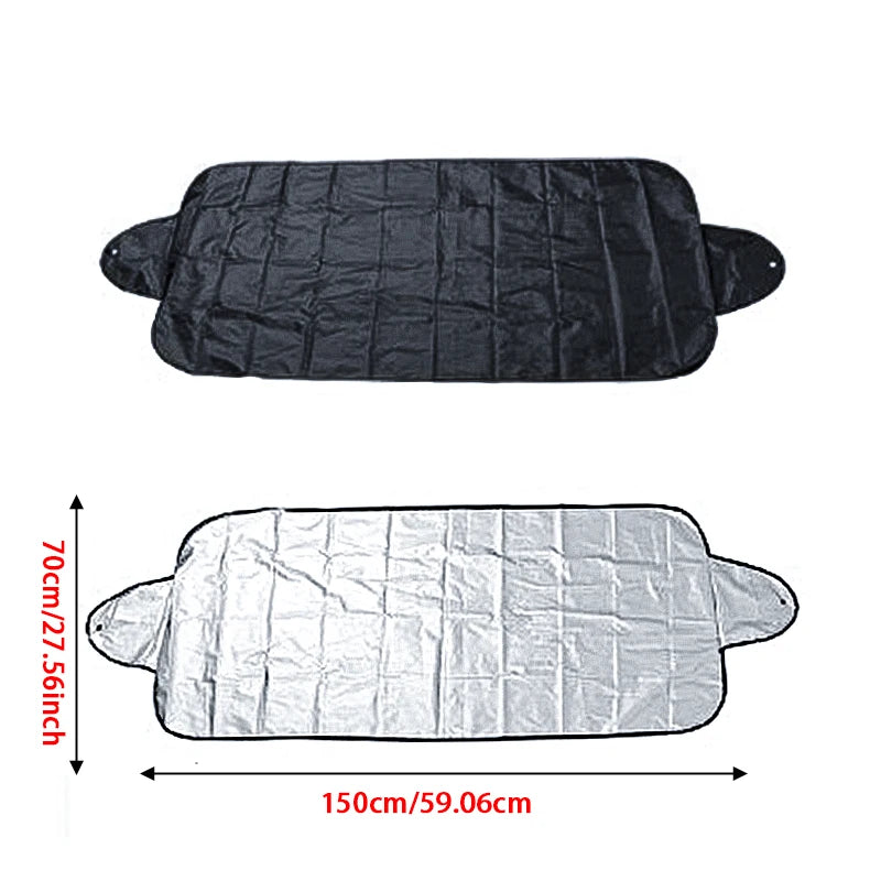 1Pc Car Windshield Protector Anti-falling leaves Sun Shade Dust Frost Freezing Snow Windshield Cover Car Exterior accessories