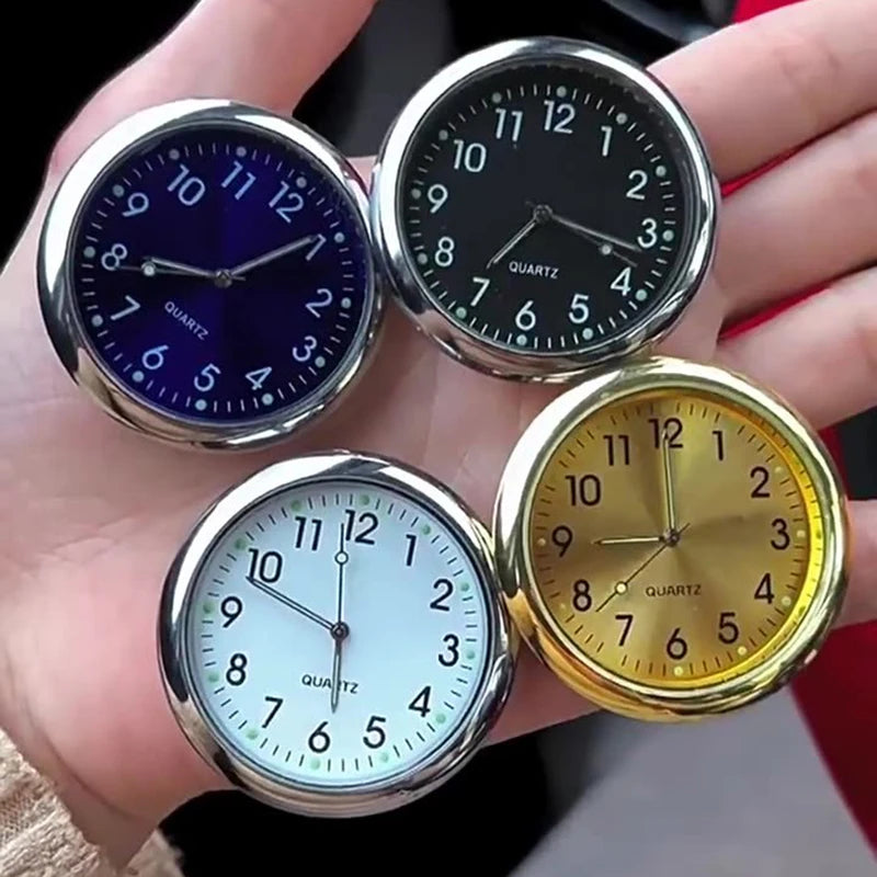 Car Dashboard Clock Mini Quartz Clock with Night Light Specific Models Universal Car Accessory