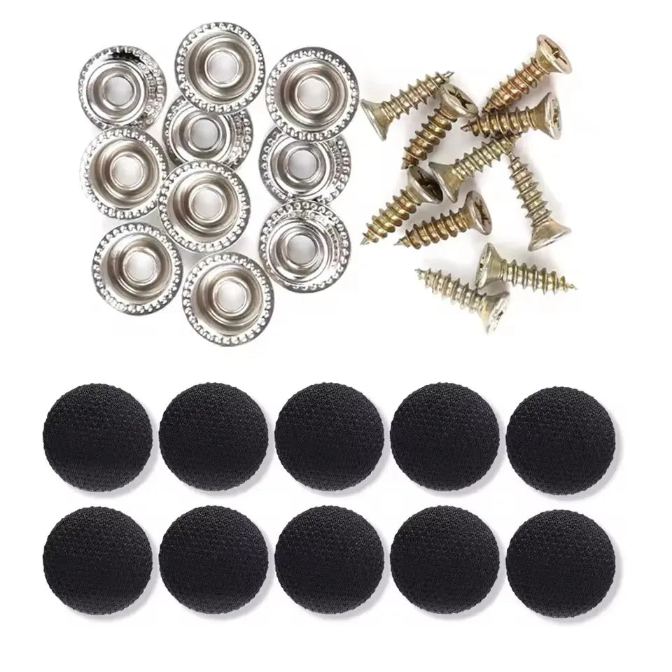 Universal Car Roof Lining Repair Buttons Auto Headliner Retainer Snap Rivet Fastener Ceiling Cloth Fixing Buckle Interior Decor