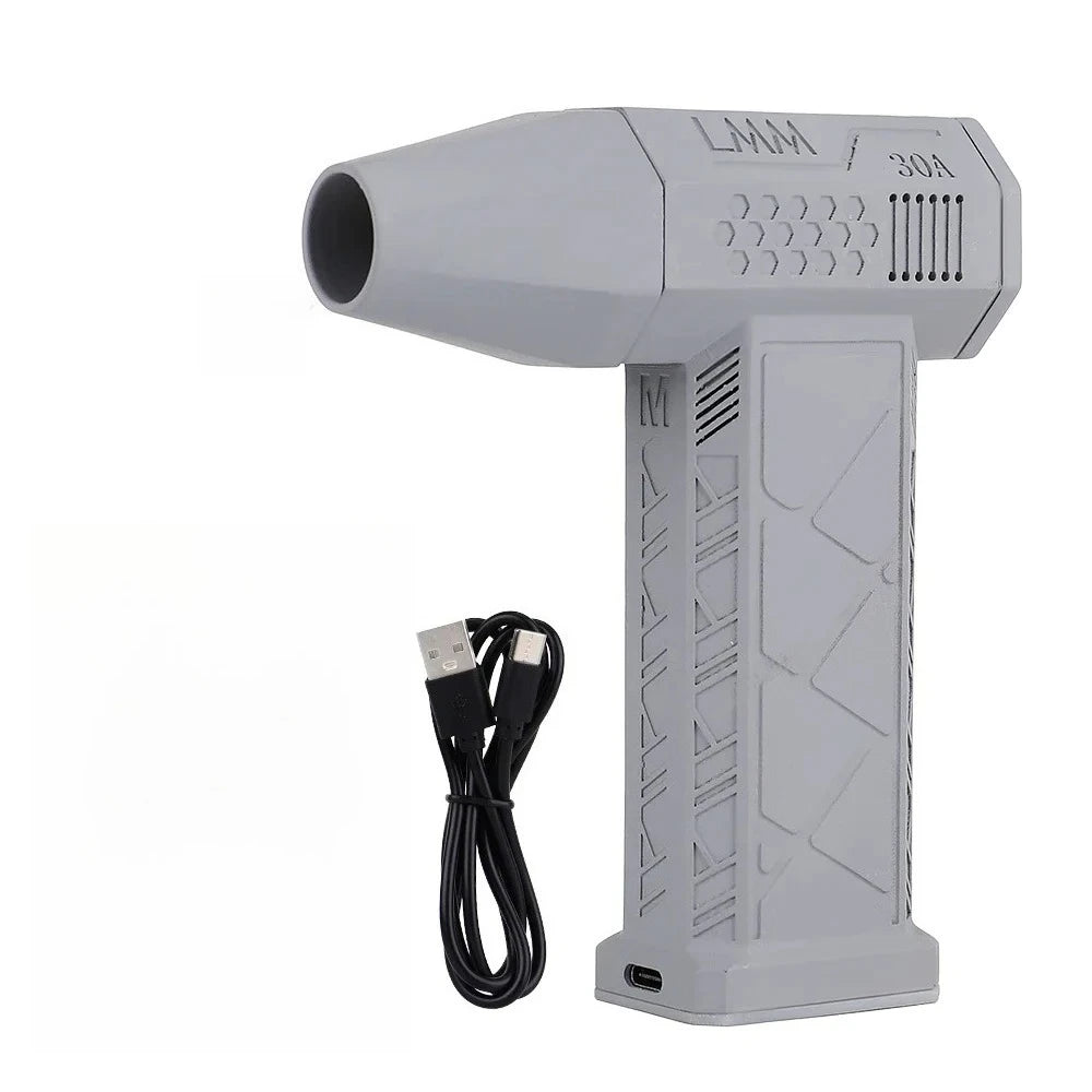 Mini turbo jet portable fan with three adjustable modes, 140,000 rpm, 62 m/s, for cleaning dust from cars and other cleaning too