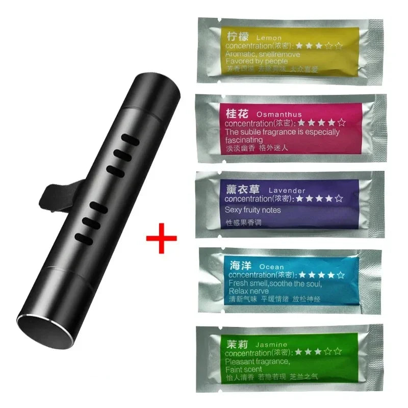 5/6/10/24pcs Air Freshener Smell Car Vent Perfume Flavoring Auto Interior Accessorie Custom Styling Remove Odors Aroma