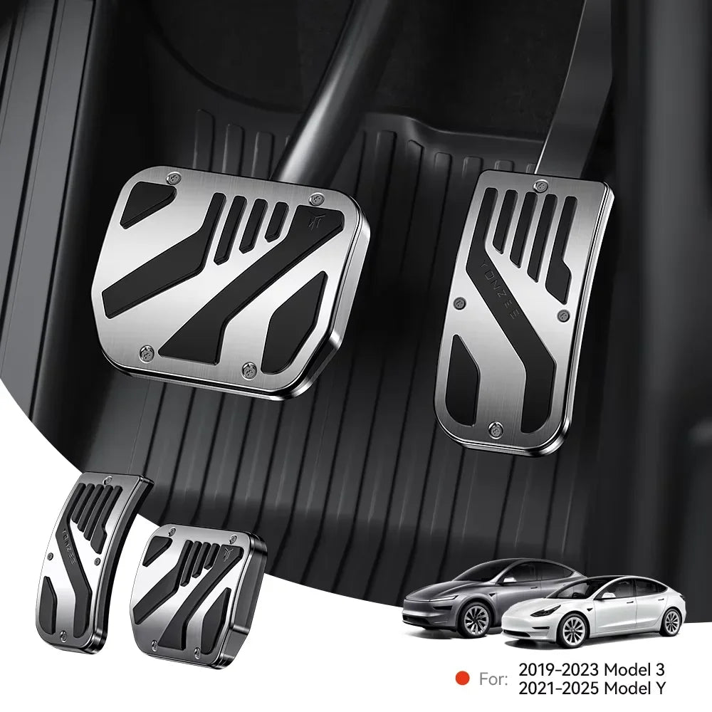 YZ For Tesla Model 3 Y Highland Juniper 2017-2026 Aluminum alloy Foot Pedal Accelerator Gas Fuel Brake Pedal Pedal Cover