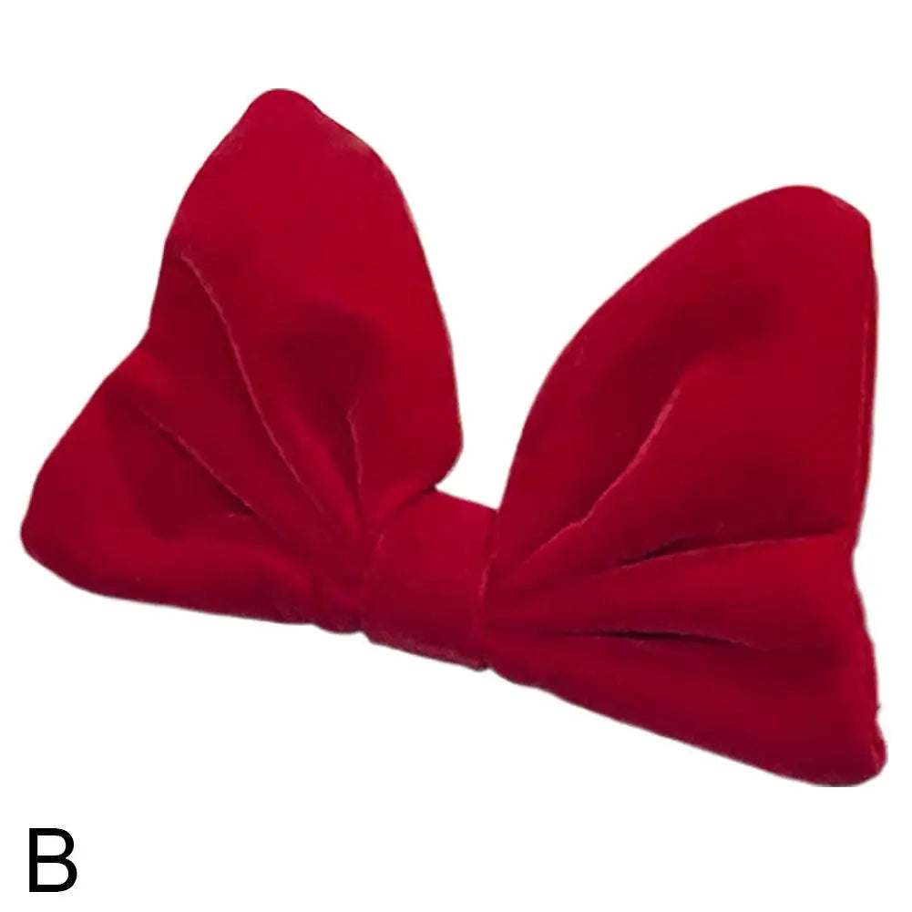 Car Center Console Fashion Red Bow Decoration Female Cover Pads Decorative Ornaments Red Bow Tie Gift  Car Accessories