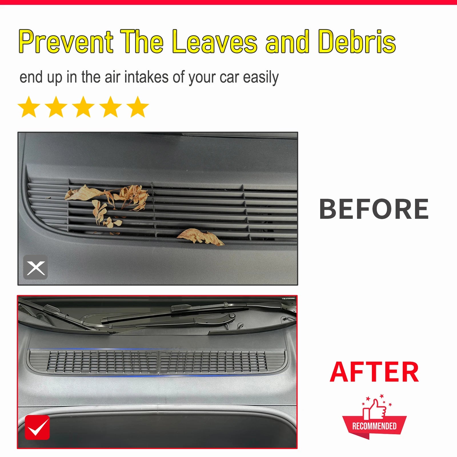 For Tesla Model Y Juniper 2025 2026 Insect-proof Net Front Trunk Anti Insect Dust Inner Vent Grille Air Inlet Protective Cover