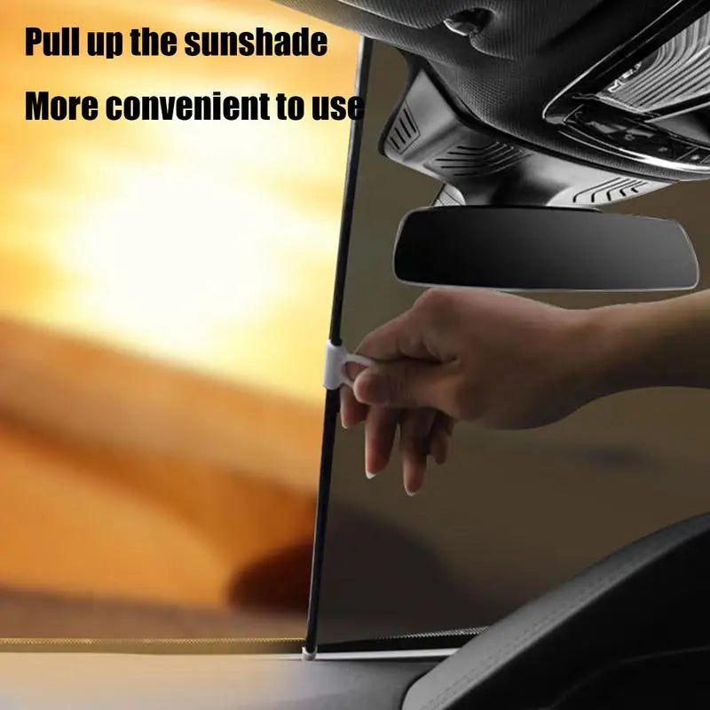 Car Retractable Sun Shade Truck Window Roller Blinds Front/Rear Shutter Car Interior Accessories Car Anti UV Sun Visor Protector