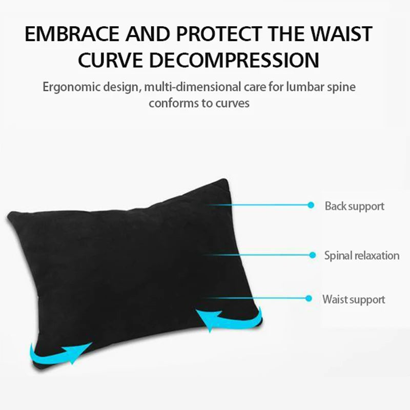 For Tesla Model 3 Y Car Neck Pillow Protective Lumbar Back Support Flocking High-Quality Headrest Lumbar Car Accessories