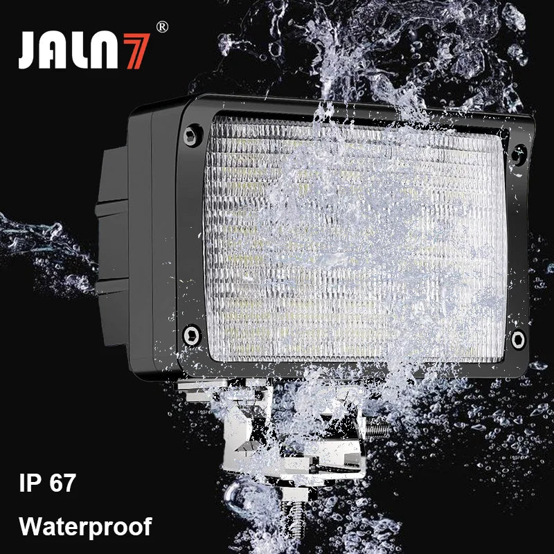 6.3 inch 75W LED Flood Light Tractor Heavy Duty Work Lam 98000LM Off road Excavat Truck  for Jo-Deer  Ku-bo Fen-dt Claas