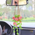 Hot selling car plant ornaments, car decorations, rearview mirror pendants, creative woolen accessories inside the car