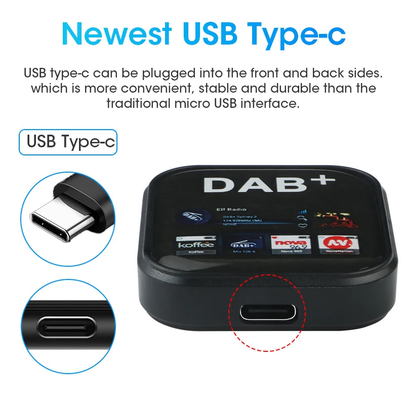 Universal DAB + Antenna Adapter Car Radio Signal Receiver Digital Audio Broadcasting GPS Stereo Receiver Player Head Unit DAB