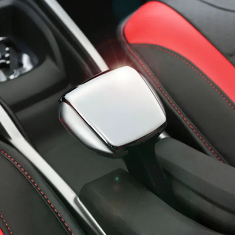 ABS Automobile shift handball decorative patch for Peugeot 2008 2014 - 2019 Hand Brake Decoration Trim Sticker Accessories