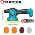 EAFC Cordless Rechargeable Buffer Polisher Portable Polishing Machine6 Gears Metal Waxing For Makita 21V Battery(No Battery)