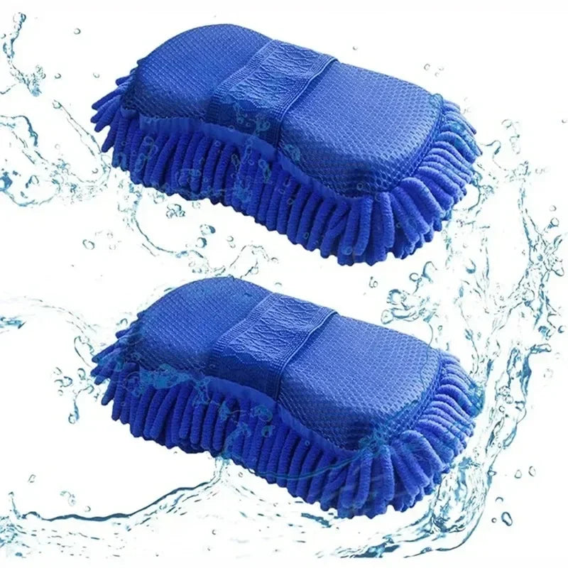 Ultra Fine Fiber Car Wash Machine Sponge Brush Cleaning Car Care Details Brush Washing Towels For Mini Seat Opel Car Accessories