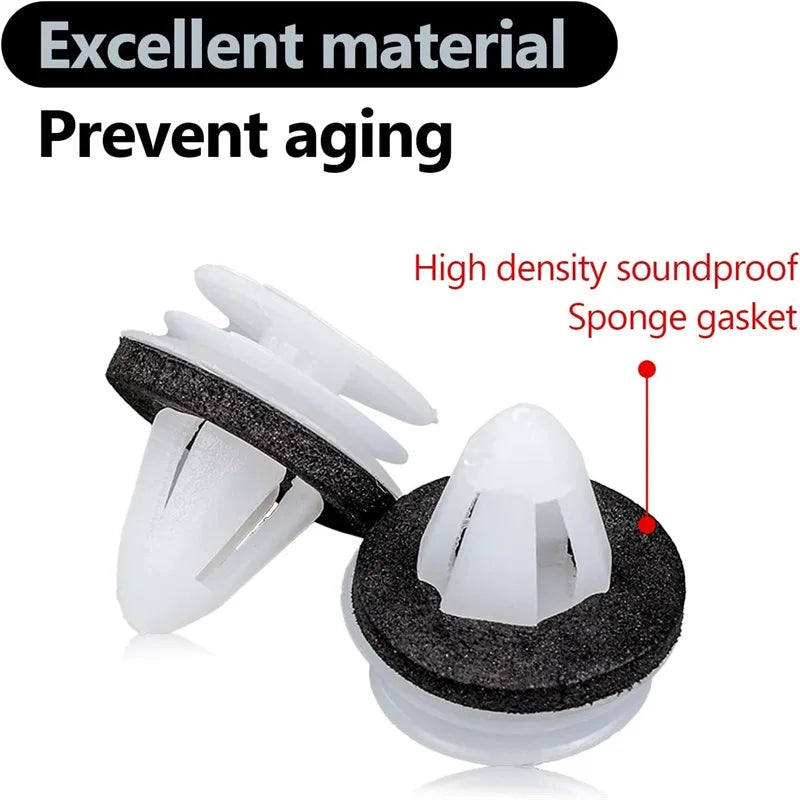 20-100pcs Car Door Panel Clip Auto Bumper Fastener Rivet Clip Car Fender Dashboard Door Clip Panel Retainer Car Accessories