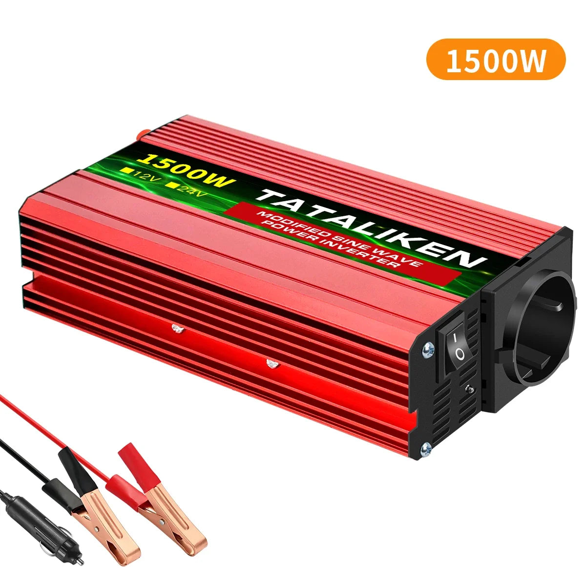 Modified Sine Wave  with voltage display 600W 1500W 2600W 3000W  power inverter  inverter 12v 220v