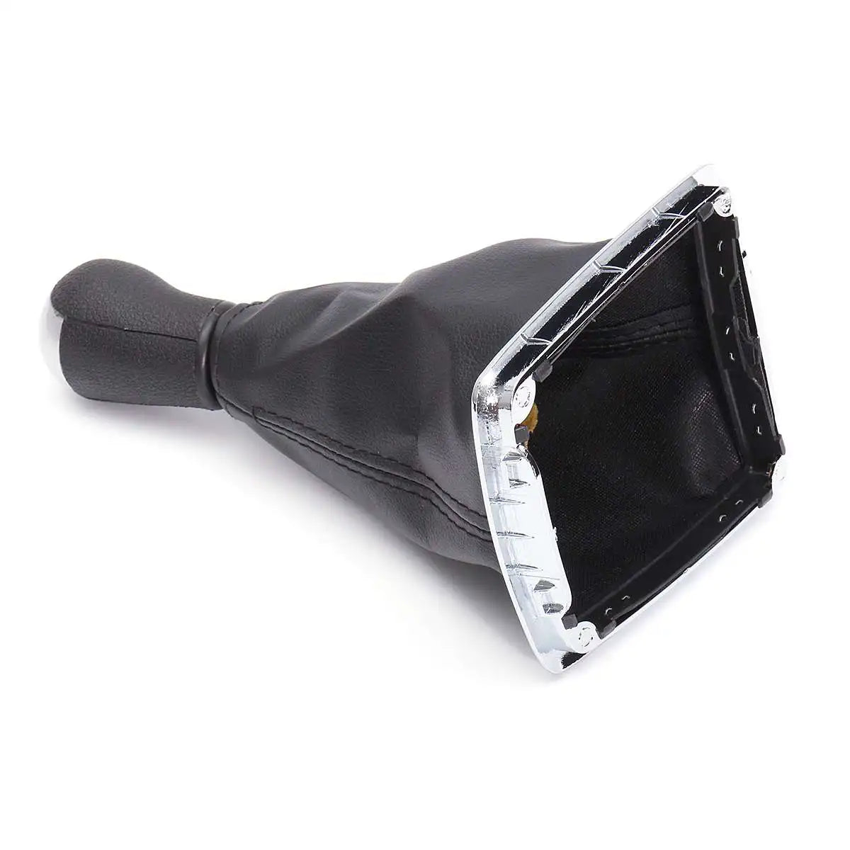 5-Speed Manual Gear Shift Knob PU Leather Gaiter Boot Cover For Ford/Focus 2 MK II 2005 2006 2007 2008 2009 2010 2011