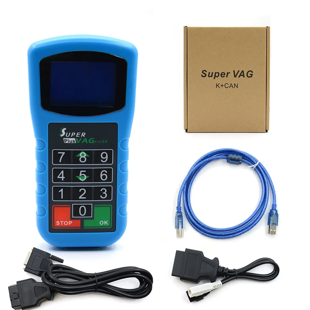 Super VAG K CAN Plus 2.0 OBD2 Car Diagnostic Tool Read Security Code Correction Pin Cod For Audi VW Skoda V4.6 Key Programmer